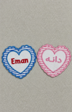 ⁦بروش باتش قلب - ازرق🩵⁩ - الصورة ⁦2⁩